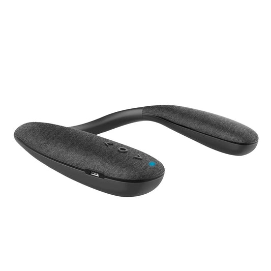 Neckband Bluetooth Speakers 12H Music Wireless Wearable Speaker True 3D Stereo Sound Portable Personal Speakers with Microphone