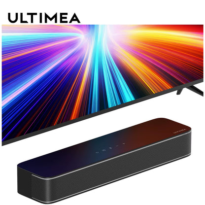 Peak Power 120W, 2.1Ch Sound Bar for TV, All-In-One PC Soundbar, Built-In Subwoofer, APP Control,Solo B30 Pro Series
